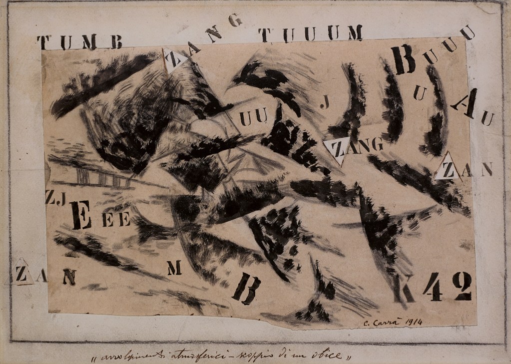Carlo-Carra_Atmospheric-Swirls-A-Burning-Shell-1914_Courtesy-Estorick-Collection