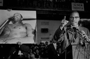 Malcolm X, Harlem, NY, May 1963