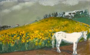 MitchellJohnson-HorseandSunflowers